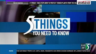 Thursday, May 8, 2025: 5 things you need to know