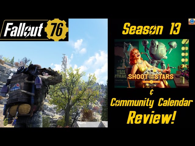 Fallout 76: Season 13 "Shoot for the Stars" Rewards & Community Calendar  Review - YouTube