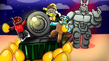 We Survived The EASTER BUNNY BOSS BATTLE in Roblox Dead Rails