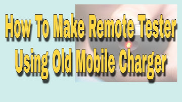 How to make remote tester using old mobile charger | IR Sensor Circuit | using piezo buzzer