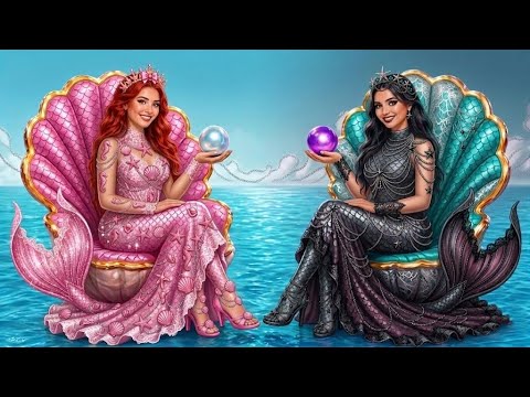 Goodbye Pink, Hello Goth Mermaid! 🖤🧜‍♀️ Extreme Transformation