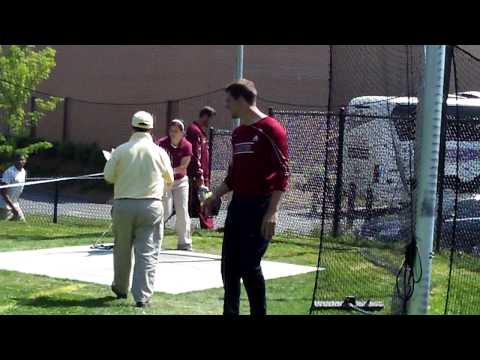 Chris Murtagh of Bates Throws a PR in Discus at ECAC D-III