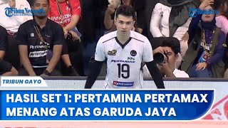 Hasil Set 1: Jakarta Pertamina Pertamax Menang atas Jakarta Garuda Jaya di Proliga 2024