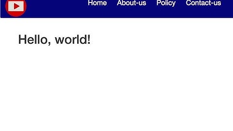 Bootstrap  Navbar logo Tutorial | Bootstrap navigation, navbar  bar tutorial