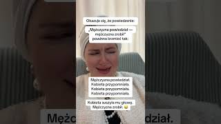 Prawda o „mężczyzna powiedział” 😂 #shorts #polskahumor #smieszne #malzenstwo