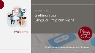 Famous Getting Your Bilingual Program Right | #NEASCwebinars Wealth