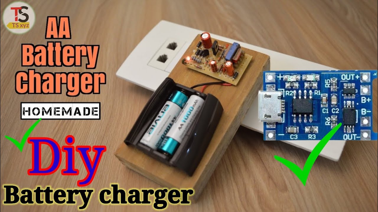How To Make all in one Lithium ion Battery charger || how to make 3.7v ...