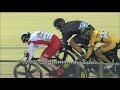 Malaysia's Josiah NG Onn Lam competes for gold in Men's Keirin cycling