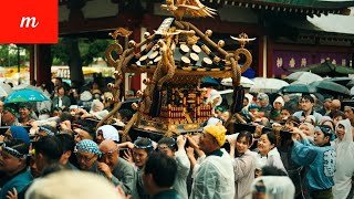🇯🇵 TOKYO Traditional Festivals: Sanja Matsuri 2025 in the Heavy Rain (1 Hour, No Music) @MotionTravel