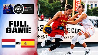 Netherlands v Spain | Women's - Full Game | FIBA 3x3 Europe Cup 2021
