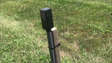 OldGuyDIY MIghty Mule Driveway Sensor Transmitter Mounting Tip. Steel Post Causes Random Alarm Sound