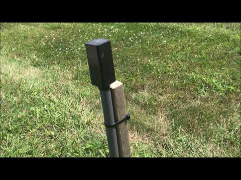 OldGuyDIY MIghty Mule Driveway Sensor Transmitter Mounting Tip. Steel Post Causes Random Alarm Sound