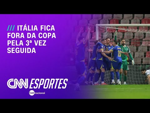 Itália cai para Bósnia e fica fora da Copa do Mundo pela 3ª edição seguida | HORA H