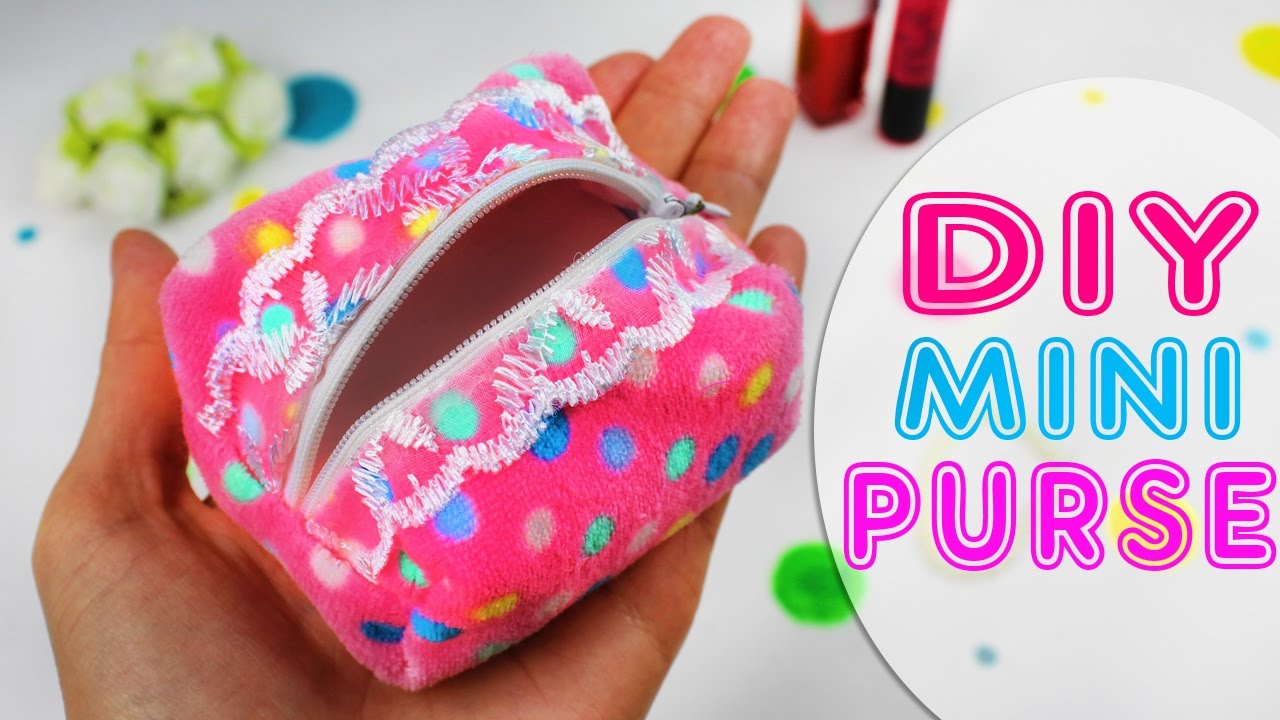 DIY Useful Mini Coins POUCH PURSE BAG [from scratch EASY] - YouTube
