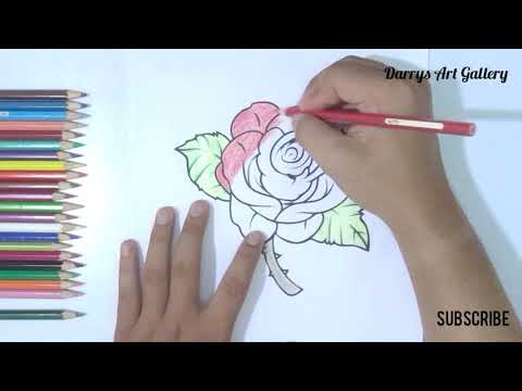coloring-pages-for-kids:-rose-flower-coloring-page---#30