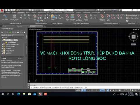Video VẼ MẠCH KHỞI ĐỘNG ĐC KĐB 3 PHA ROTO LỒNG SÓC BẰNG... - youtube