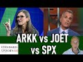 ARKK vs JOET vs SPX.  Cathie Wood, Joe Terranova, and the S&amp;P 500