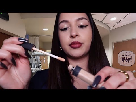 ASMR Nurse Does Your Makeup While You Re In Labor 