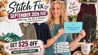Stitch Fix September 2026 🍂 Fall Fashion Try-On + Unboxing | What Am I Keeping