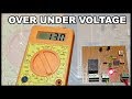 How to make over under voltage protection circuit