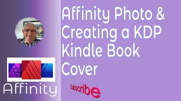 Affinity Photo & Creating a Kindle (KDP) book cover.