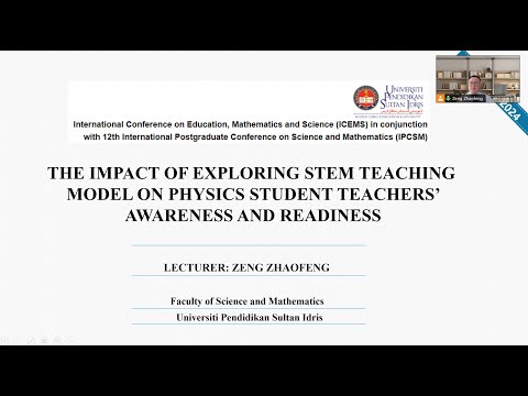 Presentation  ZENGZHAOFENG ICEMS&IPCSM 2024 UPSI 0927
