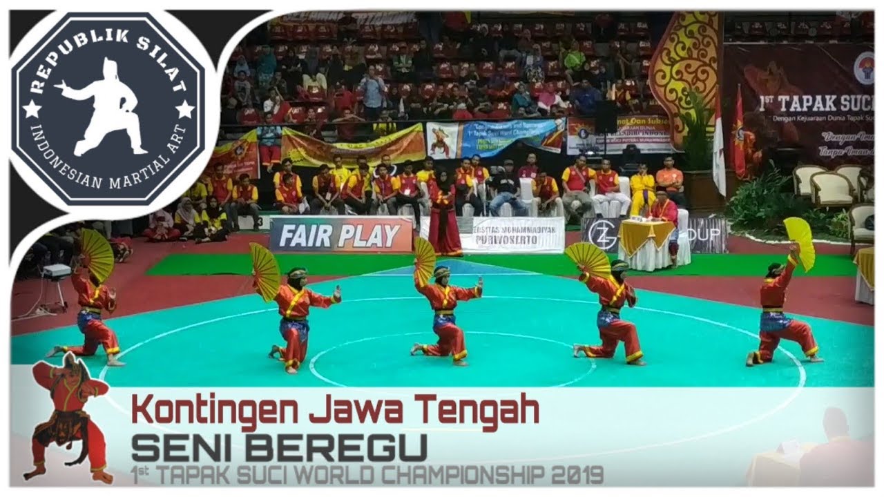 Kejuaraan Dunia - Tapak Suci Jawa Tengah Juara 3 Seni Beregu