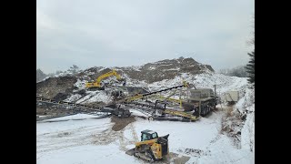 Lippmann 3062 jaw 5165LS impactor & 6203 screen - recycling concrete.