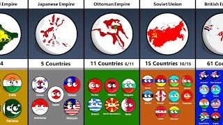 How Many Countries Divided From The Largest Empire? Profile