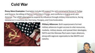 Ideological Differences: The USSR and  USA promoted different Ideologies.