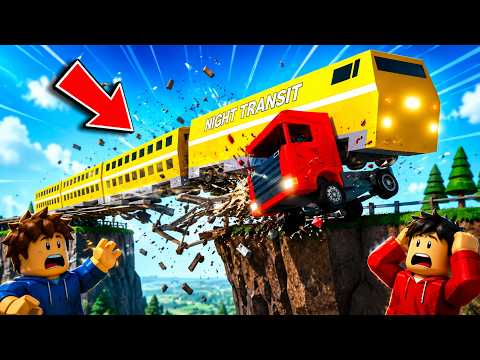 🚨 GIANT TRAIN DERAILS After Hitting a Truck! 😱