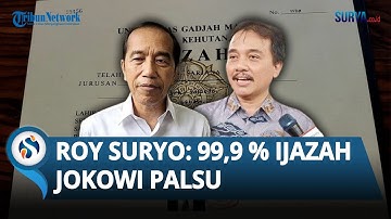 Roy Suryo Klaim Dapat Salinan Ijazah Jokowi dari KPU & KPUD Jakarta: 99,9% Palsu