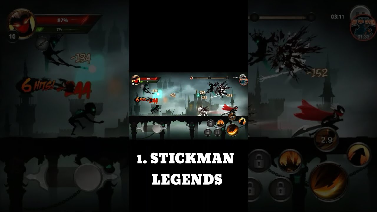 Top 5 Stickman Games for Low End Android devices / 