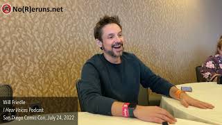 Q&amp;A With Will Friedle from the I Hear Voices Press Room at SDCC 2022