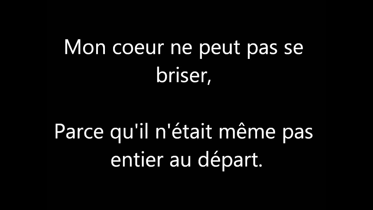 Because of you traduction youtube