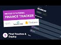 Next.js, Tailwind &amp; Firebase Tutorial #9 - Final Touches &amp; Deployment | Finance Tracker