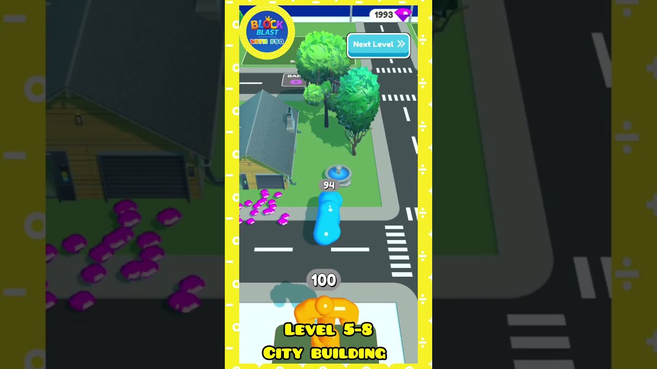 Tall man run level 5-8 city building