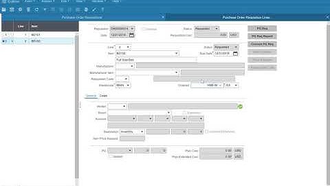 ERP Infor CSISyteLine Overall Flow EP4 Create PR