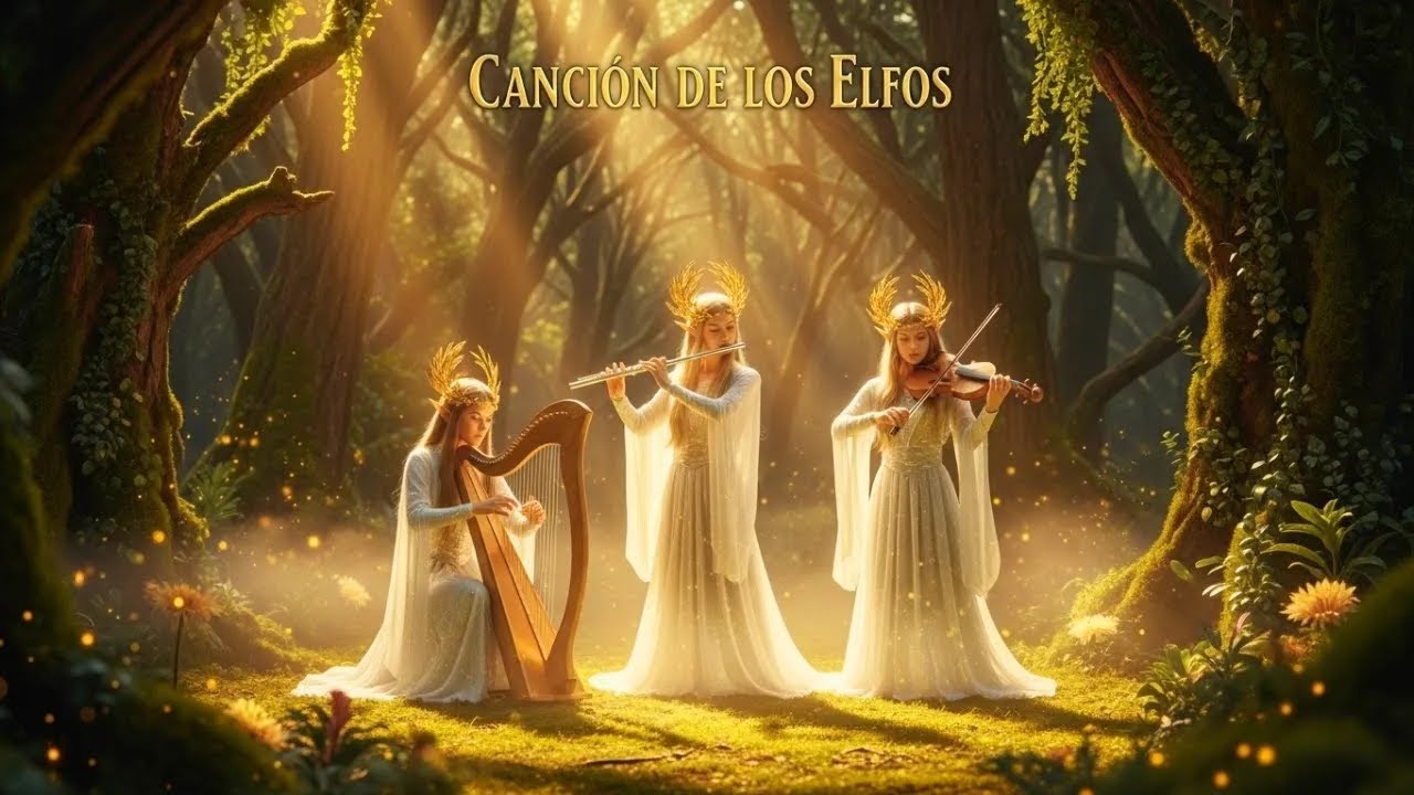 SONIDOS MÁGICOS DE LOS ELFOS DEL BOSQUE ✨ - MÚSICA ÉLFICA PARA ENCONTRAR PAZ Y ARMONÍA