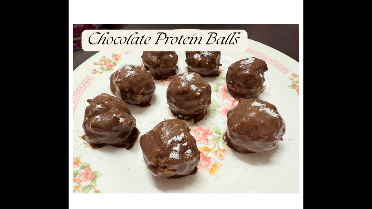 Chocolate Protein Balls – Without Baking & Cooking – Diwali Special