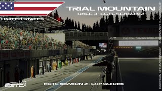 Egtc Season 2  Lap Guide  Race 3  Trial Mountain