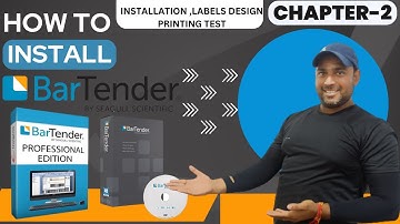 How To Use BarTender Label Software | आइये BarTender Software चलाना सीखे | Full Training in Hindi