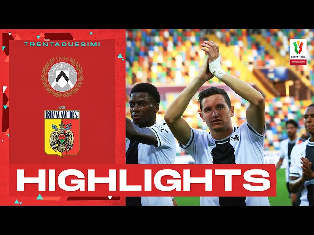 Udinese-Catanzaro 4-1 | Brilla Thauvin: Gol & Highlights | Coppa Italia Frecciarossa 2023/24