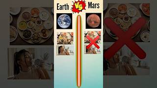 eath vs Mars❓ #shorts #shortsfeed #shortsvideo #comparison