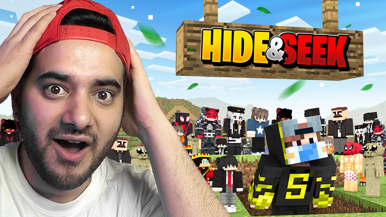 I Hosted a 300 Player Hide & Seek Tournament in Minecraft