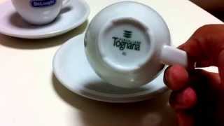 デロンギ（ｄelonghi）　ロゴ　エスプレッソ　カップ＆ソーサー　6客