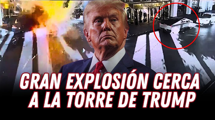 Posible ATENTADO contra la TORRE de TRUMP: auto TESLA EXPLOSIONA cerca | Gestión