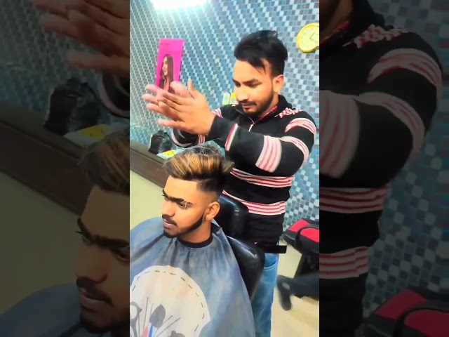 Boys hair style | boy hair colour | boy hair keratin | #shorts #hairstyle #guribarber