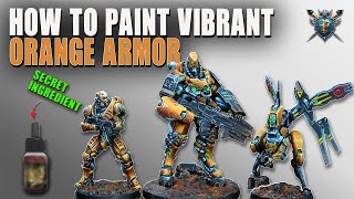 Information How to Paint Orange Armor on Miniatures Update