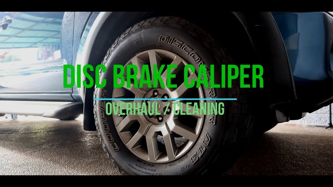 Nissan Navara D40 Easy Brake Caliper Overhaul And Cleaning YouTube